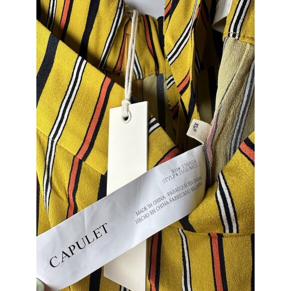 Capulet Revolve Striped Ariane Cut Out Tie Front Keyhole Jumpsuit Womens Size XS - Picture 4 of 9